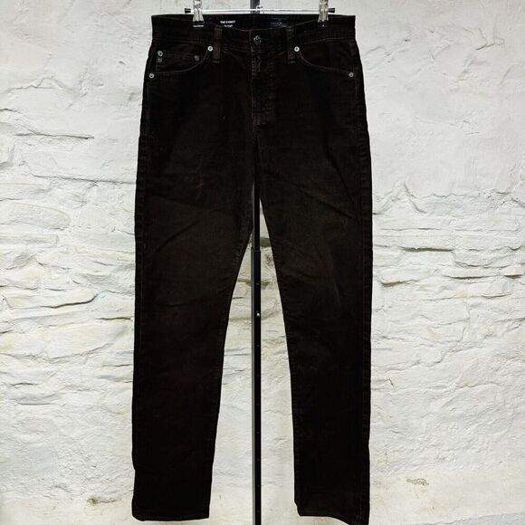 Adriano Goldschmied The Everett Brown Corduroy Pants Slim Straight 30 W | 34 L - Picture 1 of 7